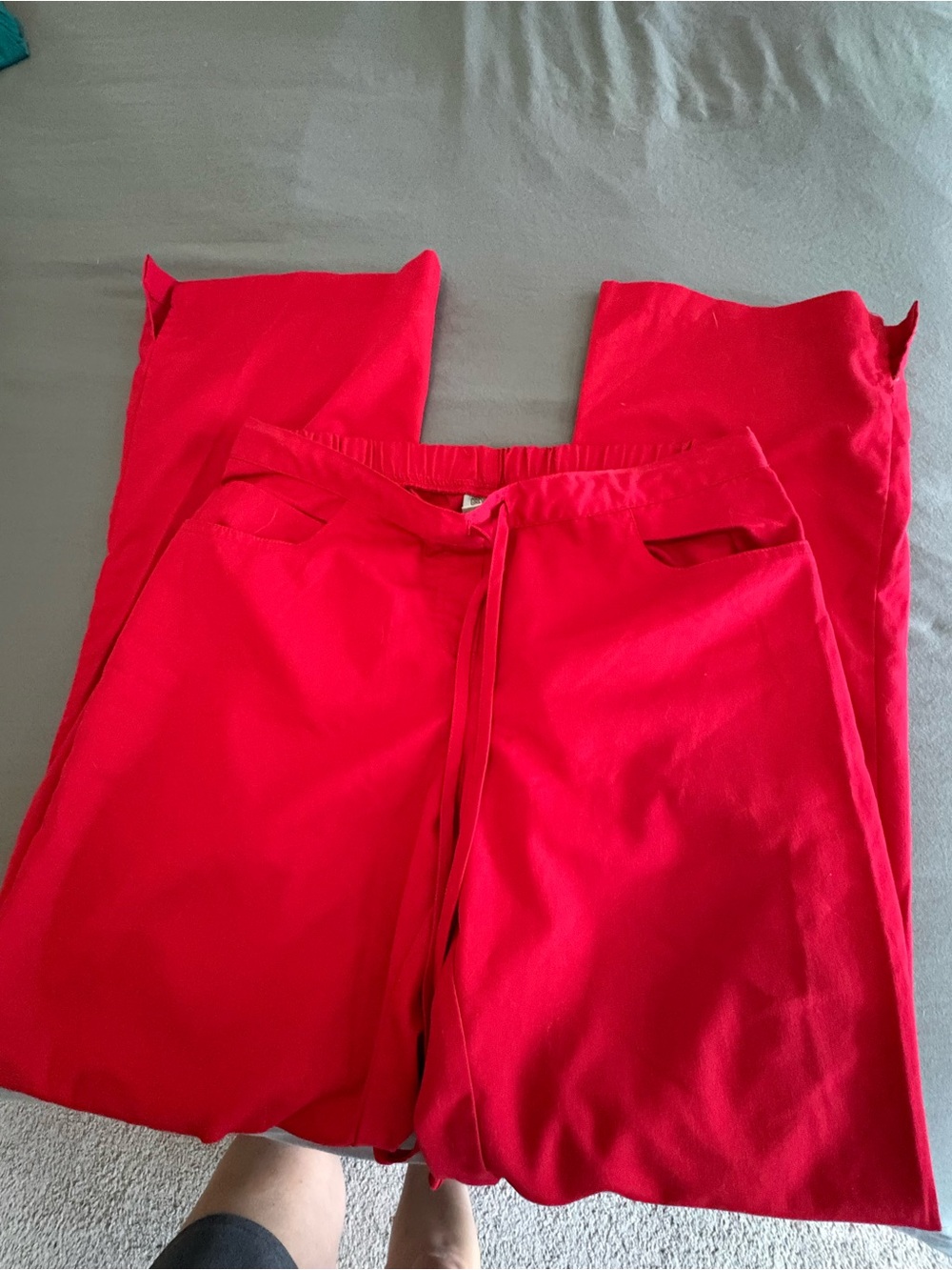 Grey's Anatomy Bright Red Scrub Pants